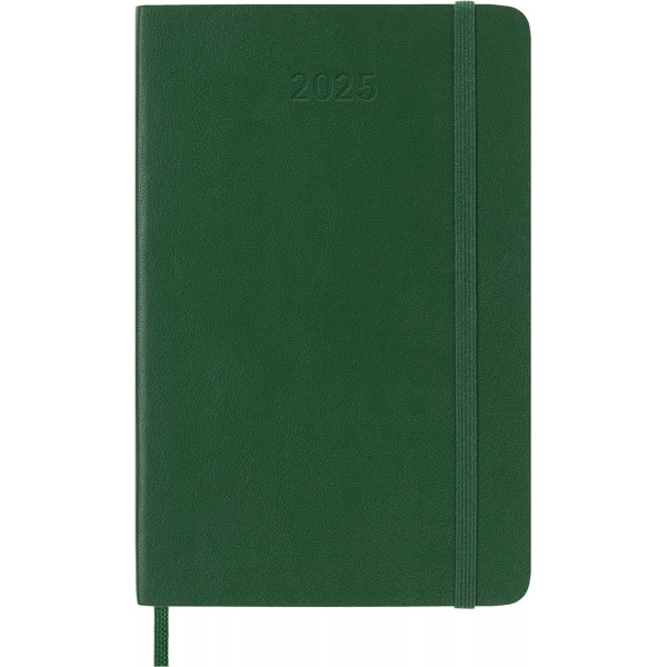 MOLESKINE datumirani nedeljni planer 2025 MP ZELENI 9x14cm 