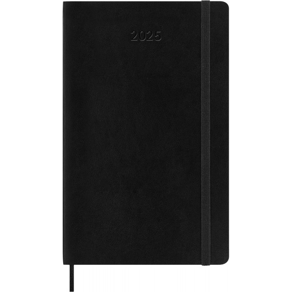 MOLESKINE datumirani nedeljni planer 2025 MP CRNI 13x21cm 