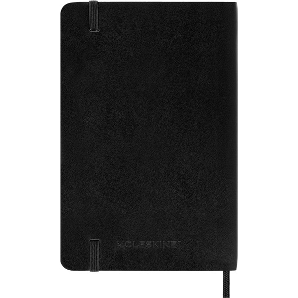 MOLESKINE datumirani nedeljni planer 2025 MP CRNI 9x14cm 