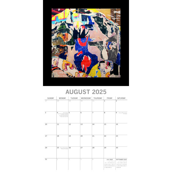 Zidni kalendar  POP ART 2025 