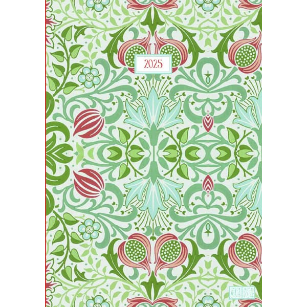 Datumirani planer A5 WILLIAM MORRIS - PERSIAN  2025 