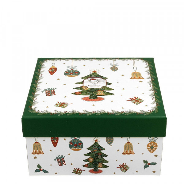 Novogodišnja šolja sa kašičicom i tanjirićem AROUND CHRISTMAS TREE 