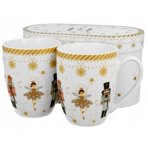 Set dve šolje BOŽIĆNA BALERINA 380ml 