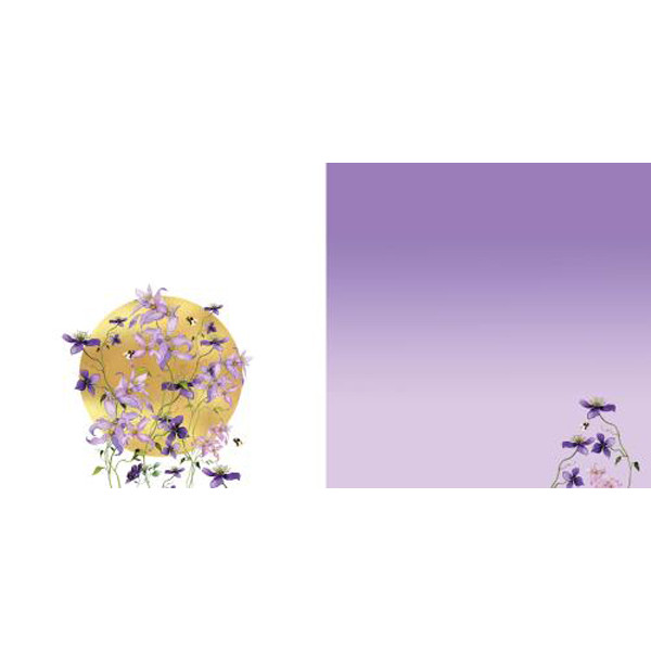 Čestitka ORIENTAL CLEMATIS 