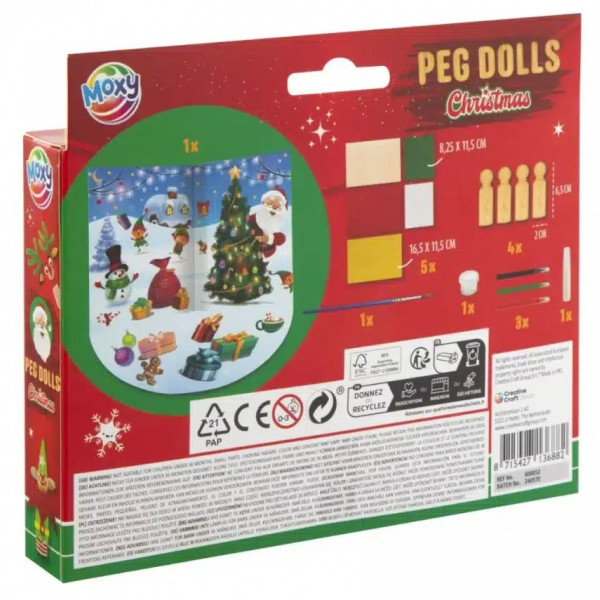 Figurice za dekorisanje NOVA GODINA, 4 kom 