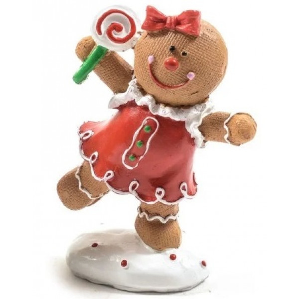 Novogodišnja figura SLATKI ĐUMBIRKO 14cm 