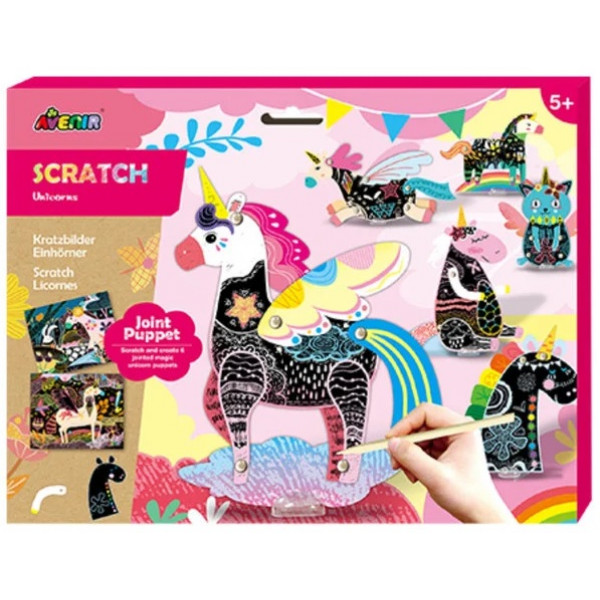 SCRATCH CARDS grebalice JEDNOROZI 