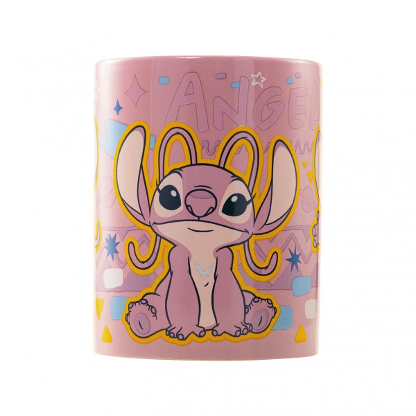 Šolja sa pliš omotačem LILO & STITCH - ANGEL 