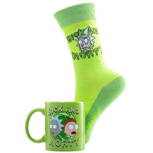 RICK AND MORTY poklon set (šolja i čarape) 