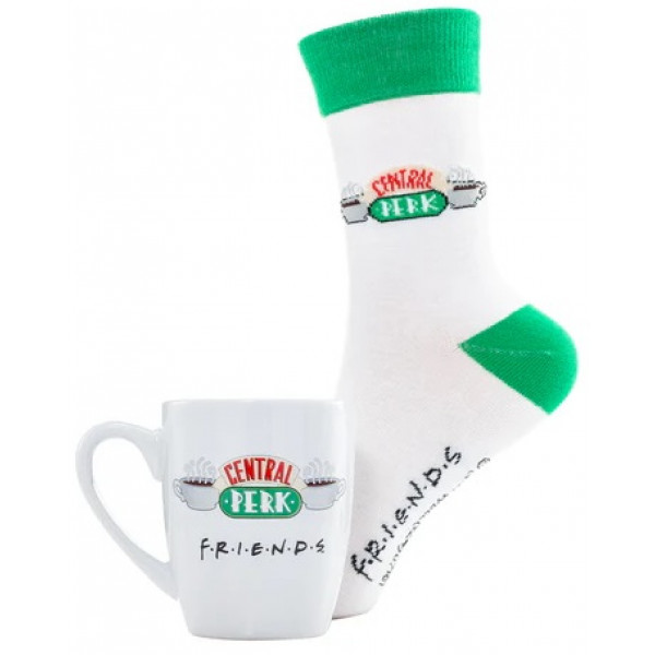 FRIENDS poklon set (šolja i čarape) CENTRAL PERK 