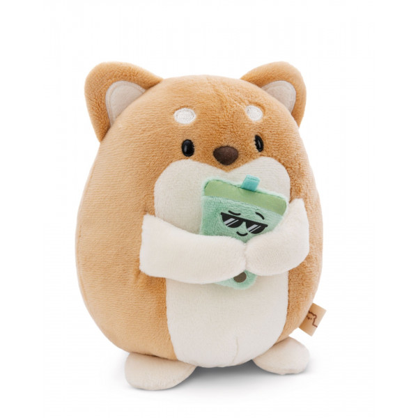 Plišana igračka NICI mymochi dog Hiro with bubble tea 16cm 