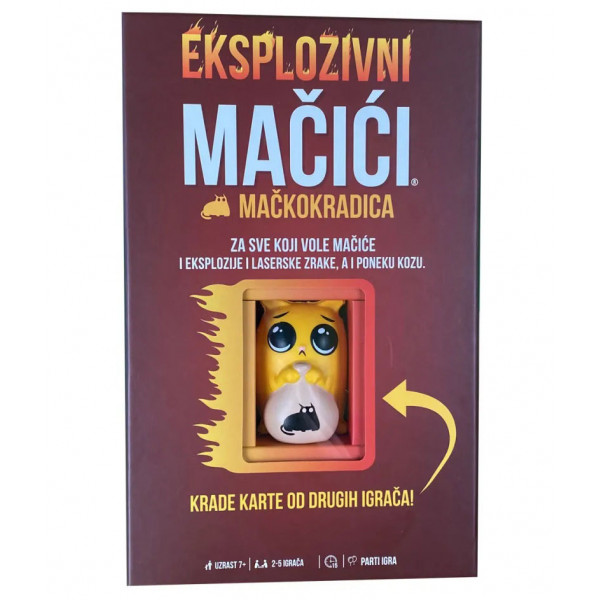 Društvena igra EKSPLOZIVNI MAČIĆI Mačkokradica 