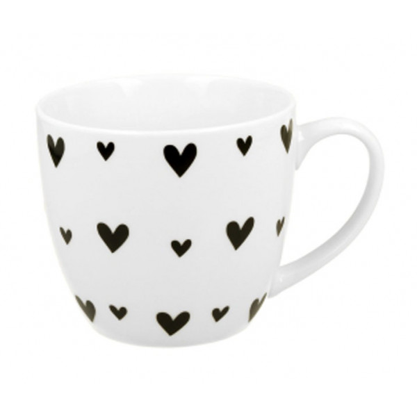 Šolja CRNA SRCA 460ml 