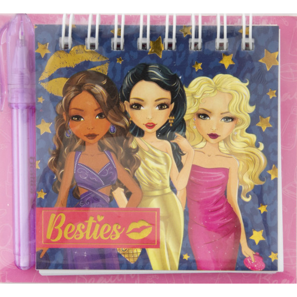 Mini notes sa olovkom BESTIES 8x8cm (dve vrste) 