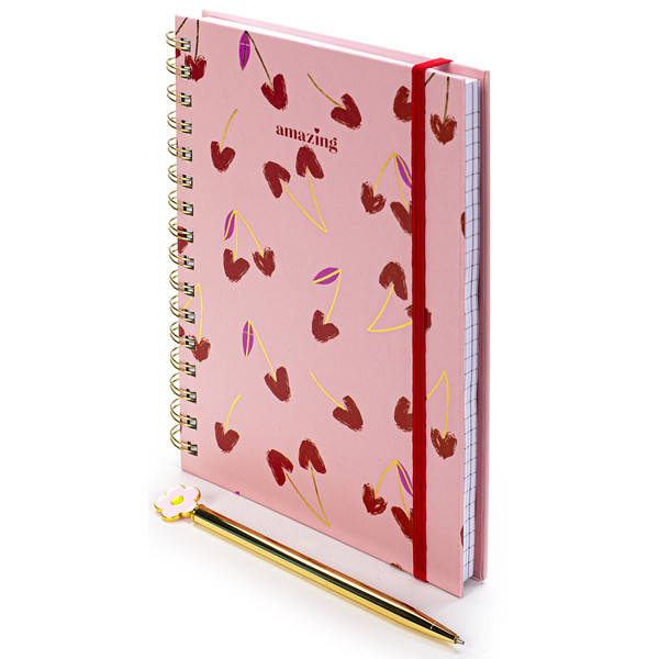 Notes na linije sa olovkom AMAZING CHERRY 