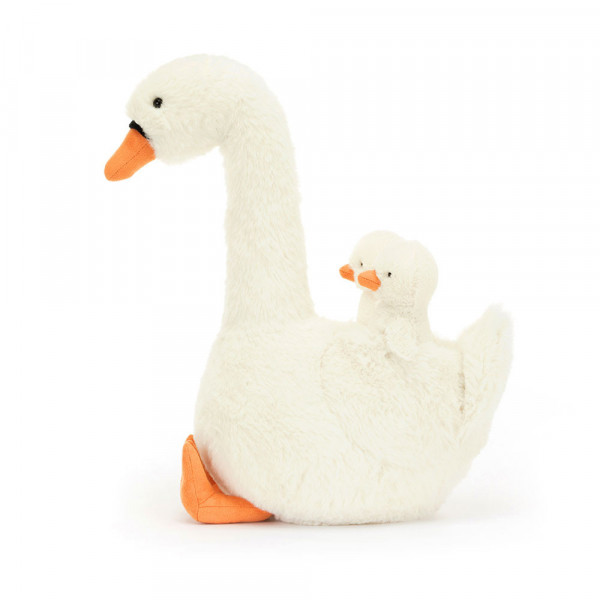 Plišana igračka - labud FEATHERFUL 39cm 