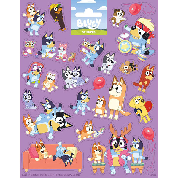 Set stikera BLUEY 