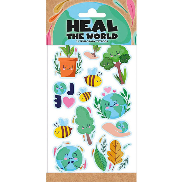 Set privremenih tetovaža HEAL THE WORLD 