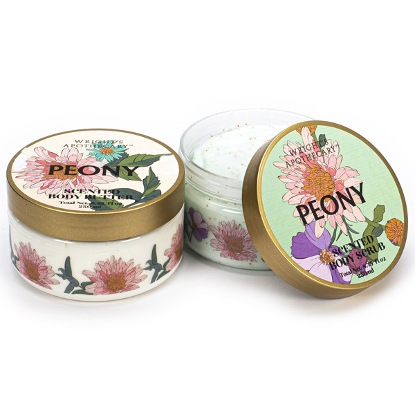 Kozmetički set, piling i puter za telo PEONY 