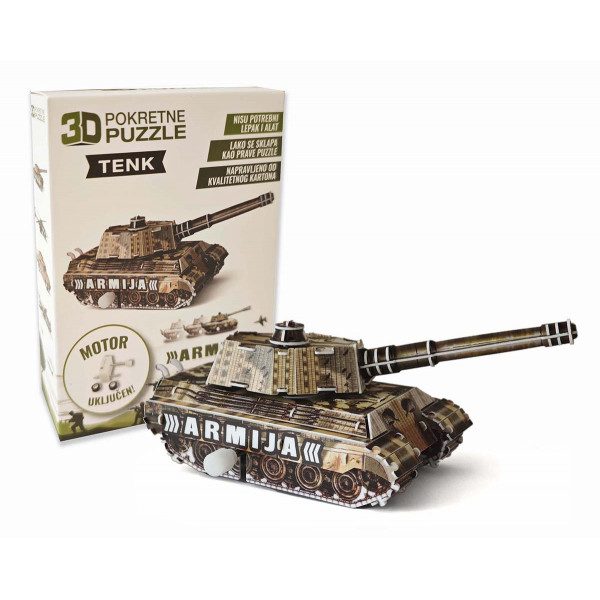 3D puzzle BORBENA VOZILA (više vrsta) 