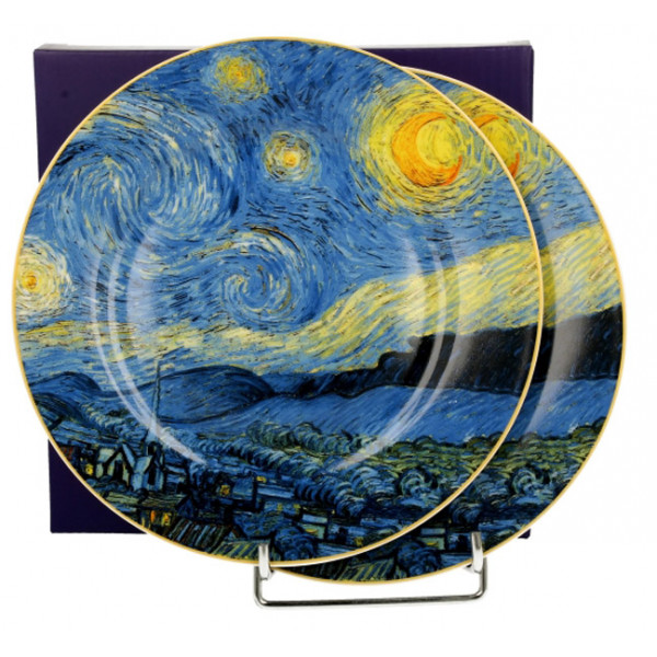 Dva desertna tanjira STARRY NIGHT - VAN GOGH 