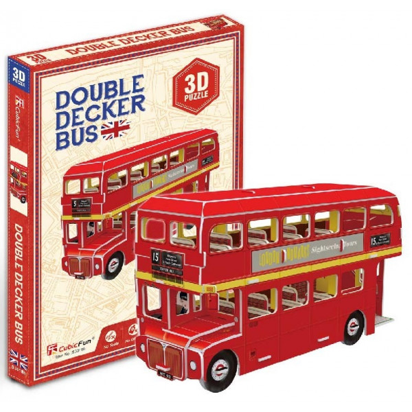 3D puzzle  DOUBLE DECKER BUS 
