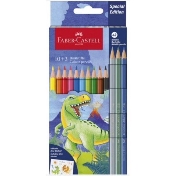 FABER CASTELL drvene bojice DINOSAURUS 1/10 