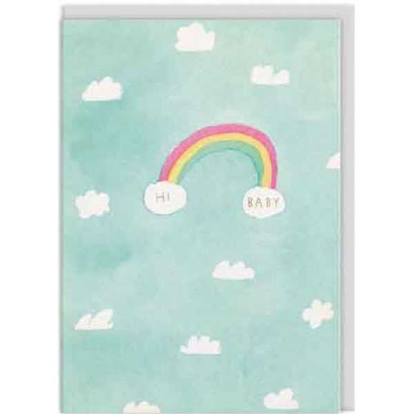 Čestitka HI BABY RAINBOW 