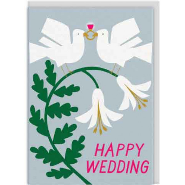 Čestitka WEDDING DOVES 
