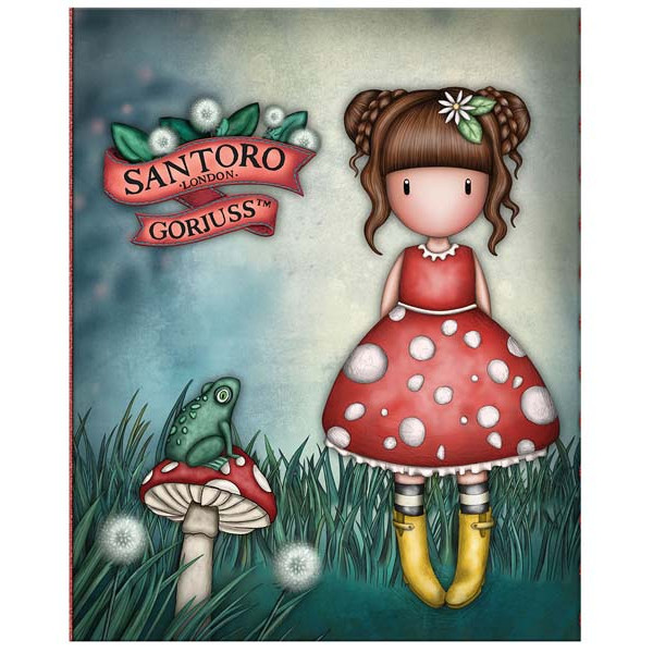 SANTORO GORJUSS sticky notes LITTLE MUSHROOM 