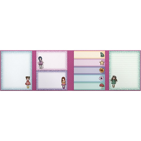 SANTORO GORJUSS sticky notes WOODLAND WILDFLOWER 