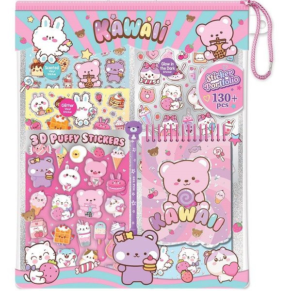 Kreativni set sa stikerima KAWAII 