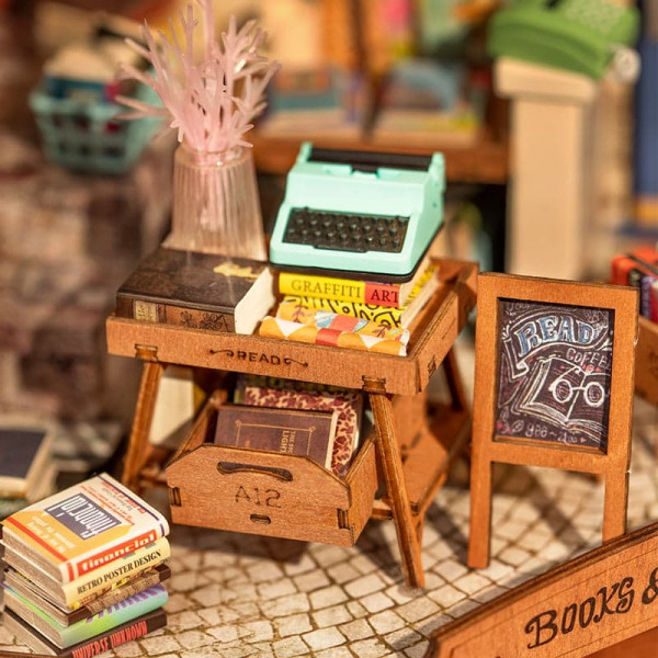 3D drvene puzzle CORNER BOOKSTORE 