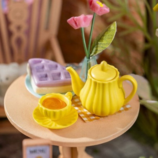 3D drvene puzzle FANCY TEA YARD 