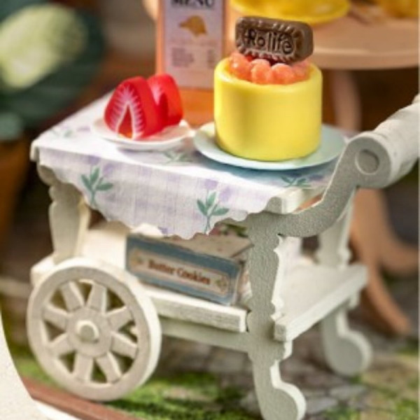 3D drvene puzzle FANCY TEA YARD 