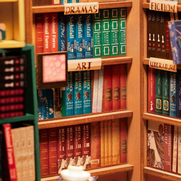 3D drvene puzzle/držač za knjige BOOKSTORE 