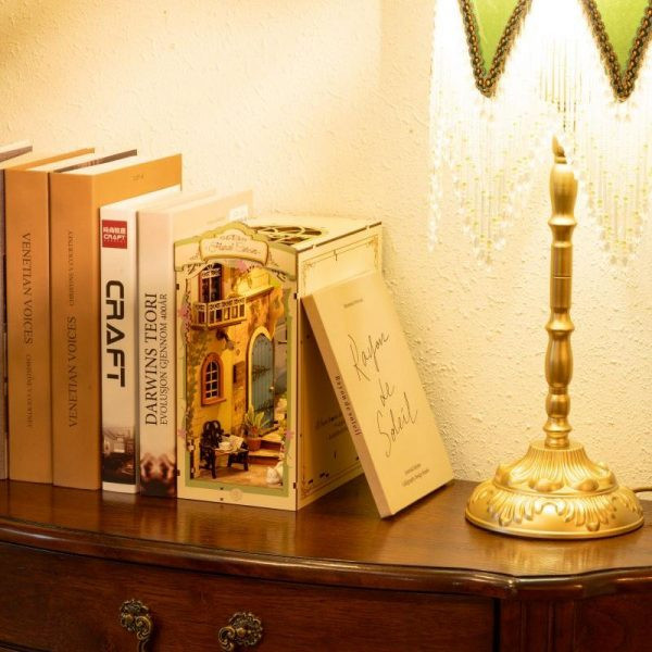 3D drvene puzzle/držač za knjige FLORAL CORNER 