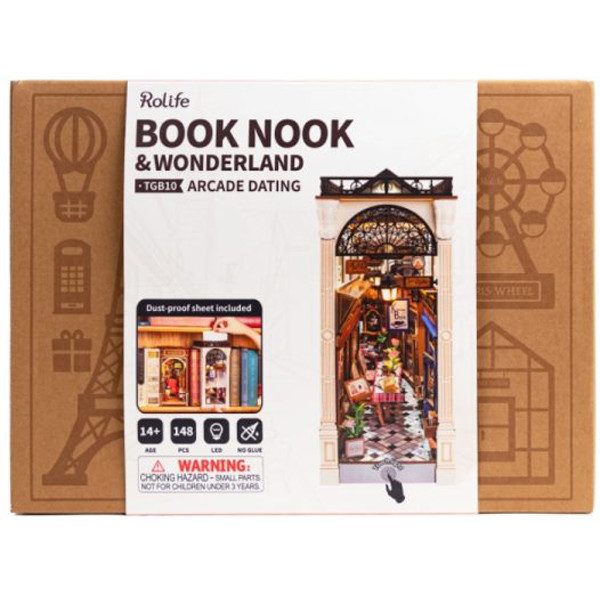 3D drvene puzzle/držač za knjige  ARCADE DATING 