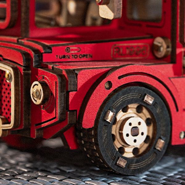 3D drvene puzzle LONDON TOUR BUS 