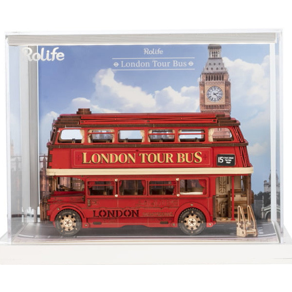 3D drvene puzzle LONDON TOUR BUS 