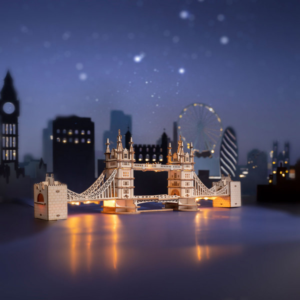 3D drvene puzzle TOWER BRIDGE 