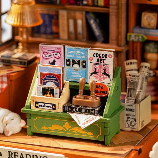 3D drvene puzzle MUSE BOOKSHOP 