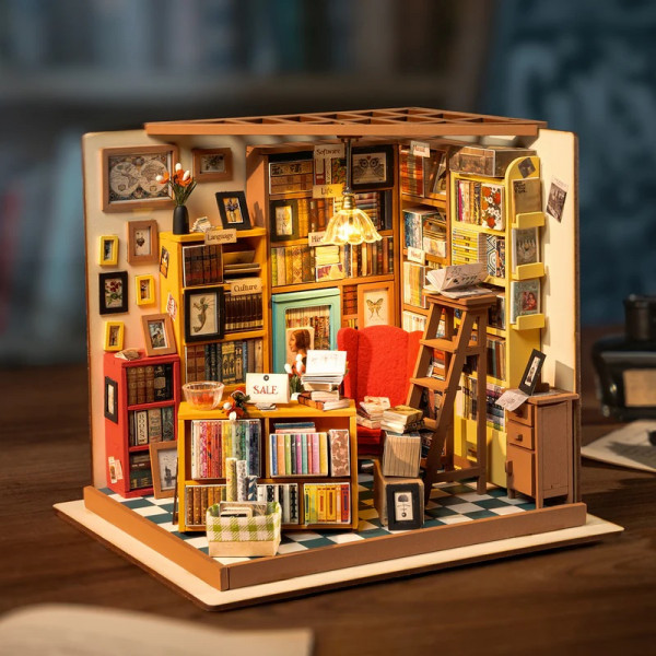 3D drvene puzzle BIBLIOTEKA 