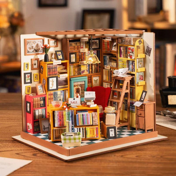 3D drvene puzzle BIBLIOTEKA 