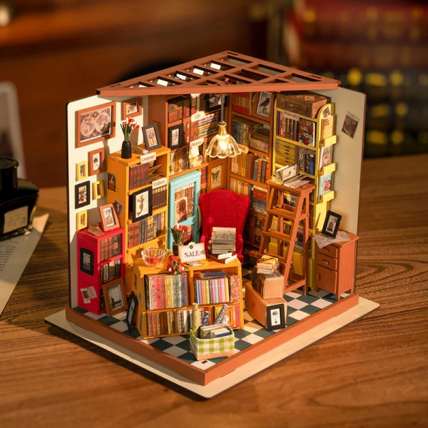 3D drvene puzzle BIBLIOTEKA 