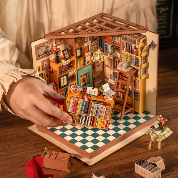 3D drvene puzzle BIBLIOTEKA 
