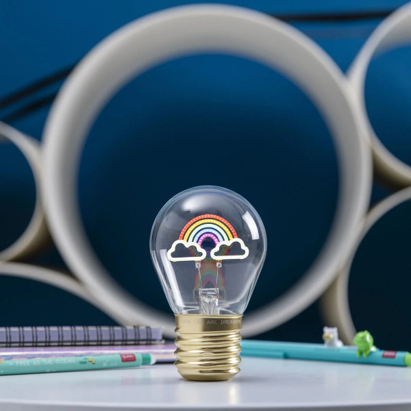 Lampa u obliku sijalice RAINBOW 