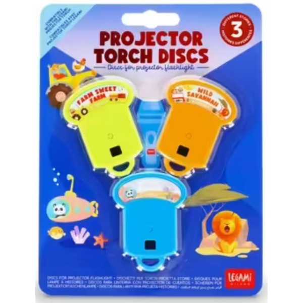 DISCS FOR PROJECTOR FLASHLIGHT - PROJECTOR TORCH DISCS - ANIMALS 