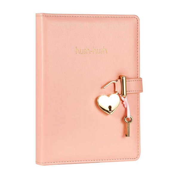 Dnevnik na linije HUSH-HUSH 13x18cm Pink 