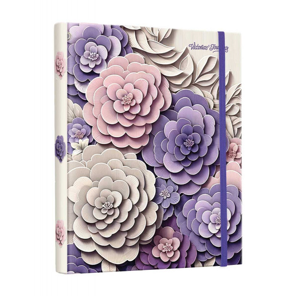 Notes na tačkice VICTORIA'S JOURNALS 17x24cm Roses 